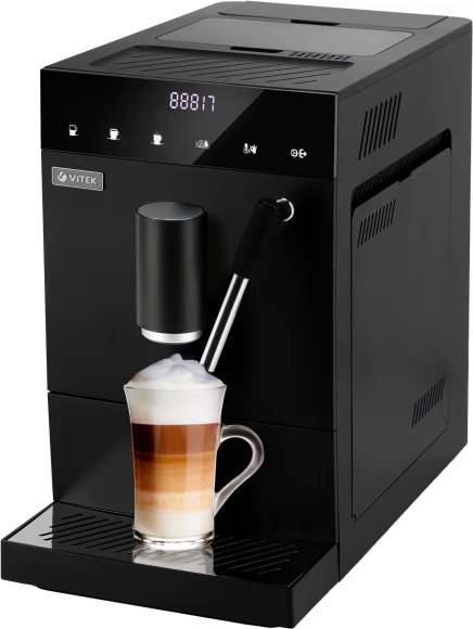 Кофемашина Vitek Metropolis VT-8701 1350Вт черный Кофемашина Vitek Metropolis VT-8701 1350Вт черный