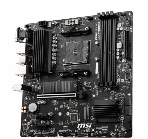 Материнская плата MSI B550M PRO-VDH Soc-AM4 AMD B550 4xDDR4 mATX AC`97 8ch(7.1) GbLAN RAID+VGA+HDMI+DP