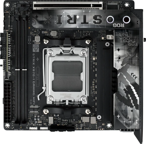 Материнская плата Asus TUF GAMING B850M-PLUS WIFI SocketAM5 AMD B850 4xDDR5 mATX AC`97 8ch(7.1) 2.5Gg RAID+HDMI+DP