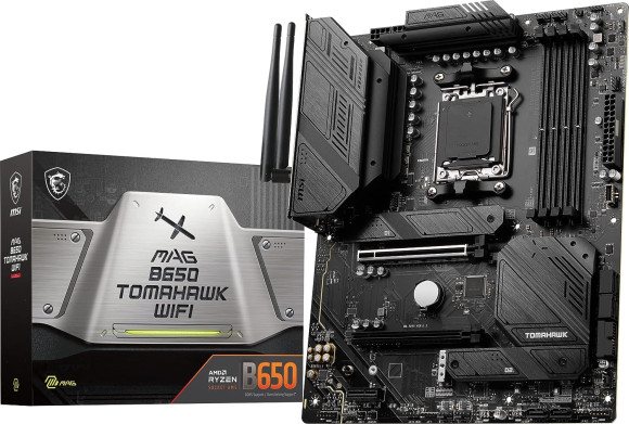 Материнская плата MSI MAG B650 TOMAHAWK WIFI Socket AM5 AMD B650 4xDDR5 ATX AC`97 8ch(7.1) 2.5Gg RAID+HDMI+DP