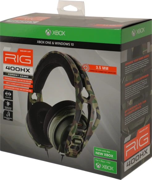 Наушники с микрофоном Nacon камуфляж 1.3м накладные оголовье (RIG400HXFO)