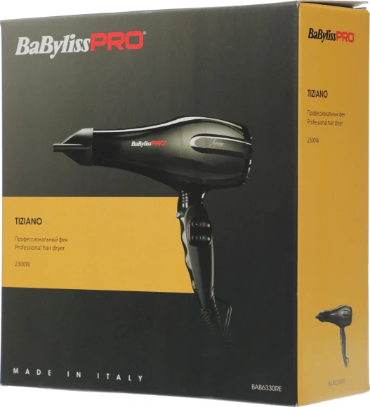Фен Babyliss Pro Tiziano 2300Вт черный (BAB6330RE)