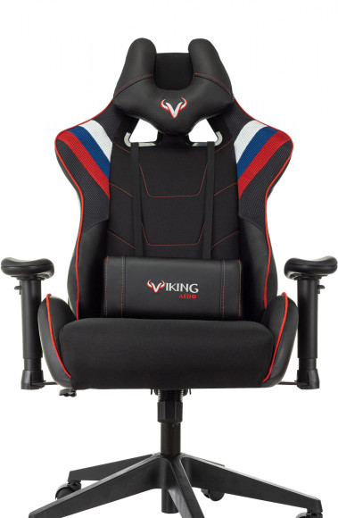 Кресло игровое Zombie VIKING 4 AERO белый/синий/красный ткань/эко.кожа с подголов. крестов. пластик Кресло игровое Zombie VIKING 4 AERO белый/синий/красный ткань/эко.кожа с подголов. крестов. пластик