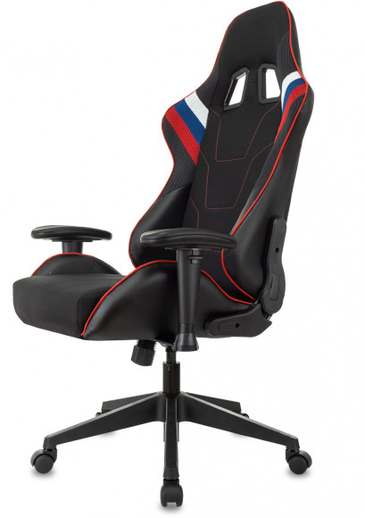 Кресло игровое Zombie VIKING 4 AERO белый/синий/красный ткань/эко.кожа с подголов. крестов. пластик Кресло игровое Zombie VIKING 4 AERO белый/синий/красный ткань/эко.кожа с подголов. крестов. пластик