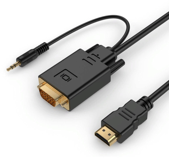 Кабель-переходник аудио-видео Premier 5-983AU HDMI (m)/VGA (m) 1.8м. черный (5-983AU 1.8) Кабель-переходник аудио-видео Premier 5-983AU HDMI (m)/VGA (m) 1.8м. черный (5-983AU 1.8)