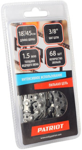 Цепь для цепных пил Patriot 73DP-68E 3/8" 68звен. (862321368) Цепь для цепных пил Patriot 73DP-68E 3/8" 68звен. (862321368)