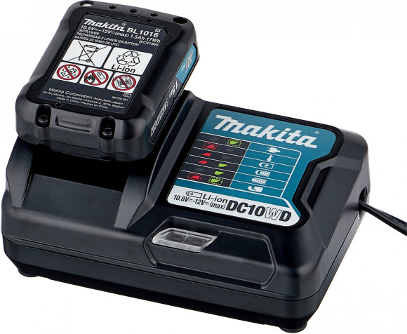 Дрель-шуруповерт Makita HP002GZ аккум. патрон:быстрозажимной (кейс в комплекте)