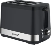 Тостер Vitek VT-T1002 800Вт черный/стальной