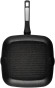 Сковорода-гриль Polaris Monolit 28G квадратная покрытие: антипригарное с керамической крошкой ручка несъемная (без крышки) черный (15264)