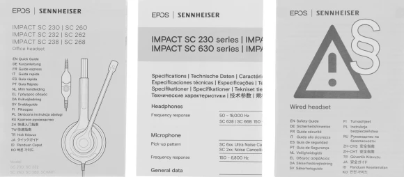 Наушники с микрофоном Epos Sennheiser SC 260 ED черный 1м накладные оголовье (1000515)