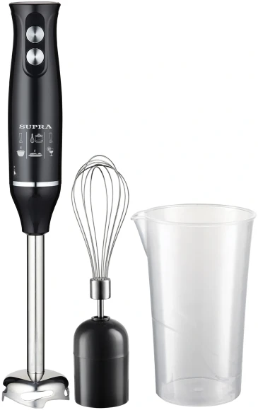 Блендер погружной Supra HBS-845 1400Вт черный/серебристый