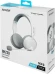 Наушники с микрофоном A4Tech BH230 белый/серый мониторные BT оголовье (BH230 WHITE)