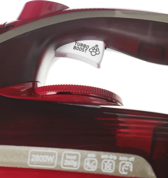 Утюг Tefal FV6820E0 2800Вт вишневый/серебристый