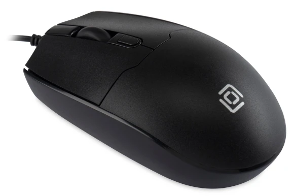 Мышь Оклик 147M черный оптическая 2000dpi USB 4but (1454525)