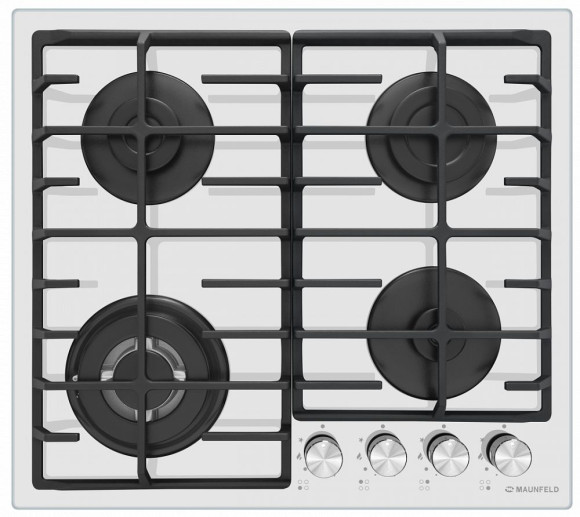 Газовая варочная поверхность Maunfeld EGHG.64.63CW/G белый Газовая варочная поверхность Maunfeld EGHG.64.63CW/G белый