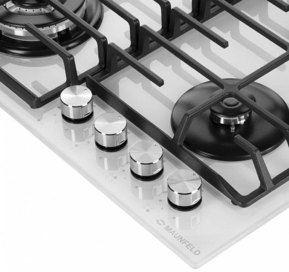 Газовая варочная поверхность Maunfeld EGHG.64.63CW/G белый Газовая варочная поверхность Maunfeld EGHG.64.63CW/G белый