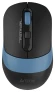Мышь A4Tech Fstyler FB10C черный/синий оптическая 2000dpi беспров. BT/Radio USB 4but (FB10C ASH BLUE)