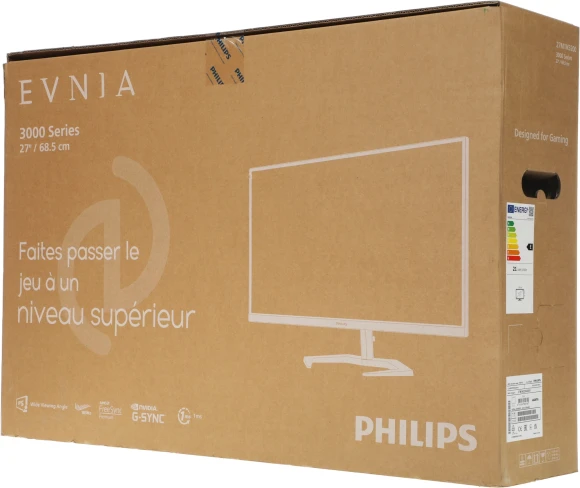Монитор Philips 27" Evnia Gaming 27M1N3200ZS/01 черный IPS LED 1ms 16:9 HDMI матовая 250cd 178гр/178гр 1920x1080 165Hz FreeSync Premium DP FHD 5.15кг Монитор Philips 27" Evnia Gaming 27M1N3200ZS/01 черный IPS LED 1ms 16:9 HDMI матовая 250cd 178гр/178гр 1920x1080 165Hz FreeSync Premium DP FHD 5.15кг