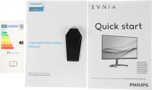 Монитор Philips 27" Evnia Gaming 27M1N3200ZS/01 черный IPS LED 1ms 16:9 HDMI матовая 250cd 178гр/178гр 1920x1080 165Hz FreeSync Premium DP FHD 5.15кг Монитор Philips 27" Evnia Gaming 27M1N3200ZS/01 черный IPS LED 1ms 16:9 HDMI матовая 250cd 178гр/178гр 1920x1080 165Hz FreeSync Premium DP FHD 5.15кг