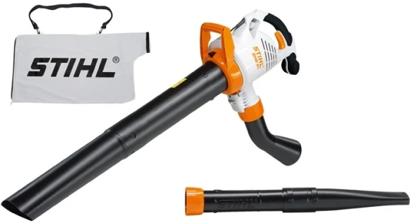 Воздуходувка-пылесос Stihl SHE 81 1400Вт пит.:от сети оранжевый/белый Воздуходувка-пылесос Stihl SHE 81 1400Вт пит.:от сети оранжевый/белый