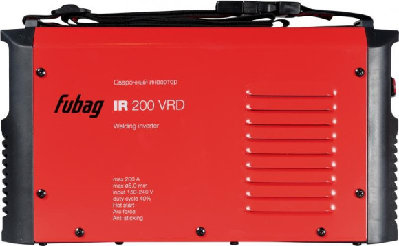 Сварочный аппарат Fubag IR 200 VRD инвертор ММА DC 8.6кВт