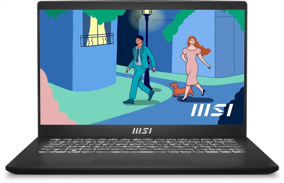 Ноутбук MSI Modern 14 C7M-239XRU Ryzen 5 7530U 8Gb SSD512Gb AMD Radeon Graphics 14" IPS FHD (1920x1080) FreeDOS black WiFi BT Cam (9S7-14JK12-239)