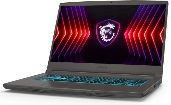 Ноутбук MSI Thin 15 B12UCX-2633XRU Core i5 12450H 16Gb SSD512Gb NVIDIA GeForce RTX 2050 4Gb 15.6" IPS FHD (1920x1080) FreeDOS grey WiFi BT Cam (9S7-16R831-2633)