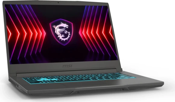 Ноутбук MSI Thin 15 B12UCX-2633XRU Core i5 12450H 16Gb SSD512Gb NVIDIA GeForce RTX 2050 4Gb 15.6" IPS FHD (1920x1080) FreeDOS grey WiFi BT Cam (9S7-16R831-2633)