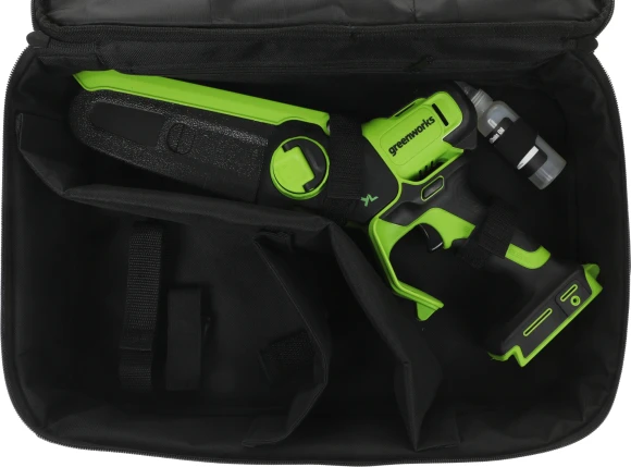 Цепная пила Greenworks GD24CSMNX аккум. 400Вт дл.шины:6" (15.2cm) (2008707) Цепная пила Greenworks GD24CSMNX аккум. 400Вт дл.шины:6" (15.2cm) (2008707)