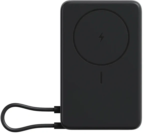 Мобильный аккумулятор Xiaomi Magnetic BHR08P9GL 10000mAh QC3.0/PD3.0 33W 3A USB-C беспров.зар. серый