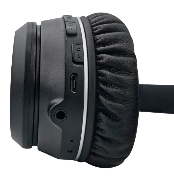 Гарнитура накладные Hyundai H-HP103 черный беспроводные bluetooth оголовье Гарнитура накладные Hyundai H-HP103 черный беспроводные bluetooth оголовье