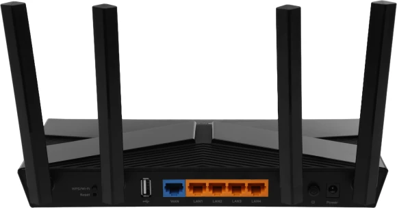Роутер беспроводной TP-Link Archer AX20 AX1800 10/100/1000BASE-TX черный