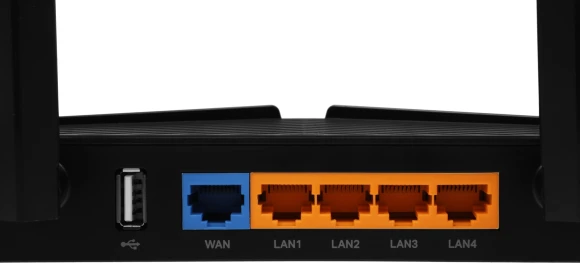 Роутер беспроводной TP-Link Archer AX20 AX1800 10/100/1000BASE-TX черный