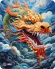 Коврик для мыши Cactus Colorful Dragon рисунок 300x250x3мм (CS-MP-D07M)