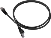 Патч-корд Lanmaster LAN-PC45/U5E-2.0-BK UTP RJ-45 вил.-вилка RJ-45 кат.5E 2м черный LSZH