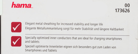 Кабель Hama Metal 00173626 USB (m)-Lightning (m) 1.5м черный