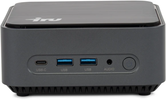 Неттоп IRU 110ALCN N100 (0.8) 8Gb SSD256Gb UHDG Windows 11 Pro GbitEth WiFi BT 30W черный (2012495)