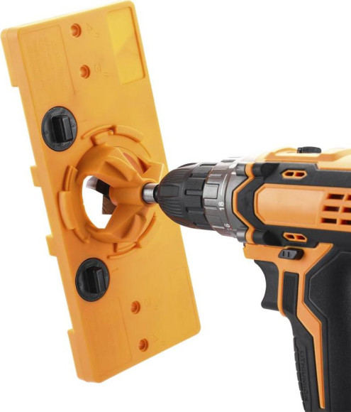 Кондуктор для шурупов./дрелей Deko WWDL10 оранжевый упак:12шт (041-0232) Кондуктор для шурупов./дрелей Deko WWDL10 оранжевый упак:12шт (041-0232)