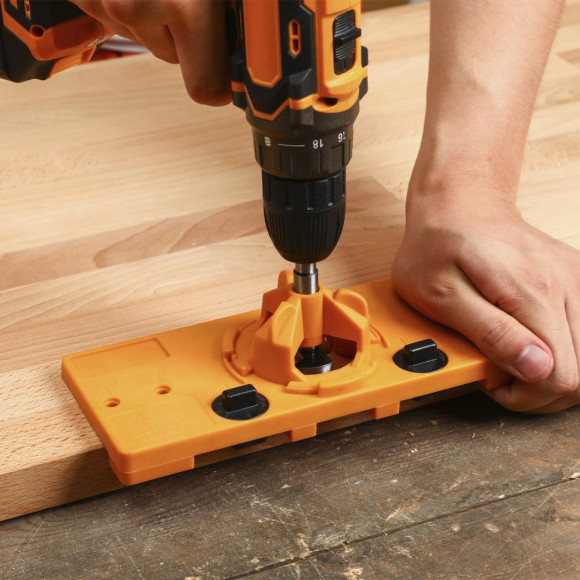 Кондуктор для шурупов./дрелей Deko WWDL10 оранжевый упак:12шт (041-0232) Кондуктор для шурупов./дрелей Deko WWDL10 оранжевый упак:12шт (041-0232)