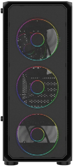 Корпус Bloody CC-126 черный без БП ATX 8x120mm 2xUSB2.0 1xUSB3.0 audio bott PSU