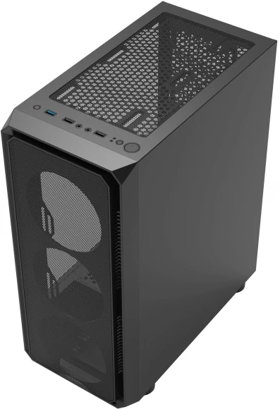 Корпус Bloody CC-126 черный без БП ATX 8x120mm 2xUSB2.0 1xUSB3.0 audio bott PSU
