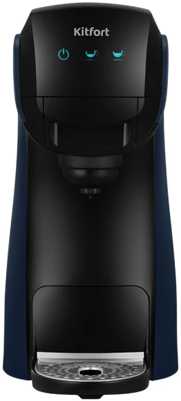Кофемашина Kitfort КТ-7462 1450Вт синий/черный Кофемашина Kitfort КТ-7462 1450Вт синий/черный