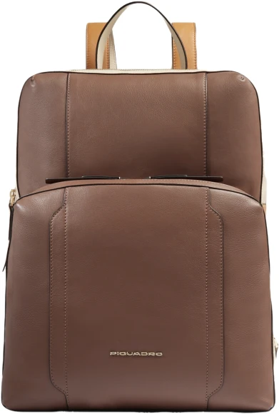 Рюкзак женский Piquadro Circle CA6216W92/MBE коричневый/бежевый кожа