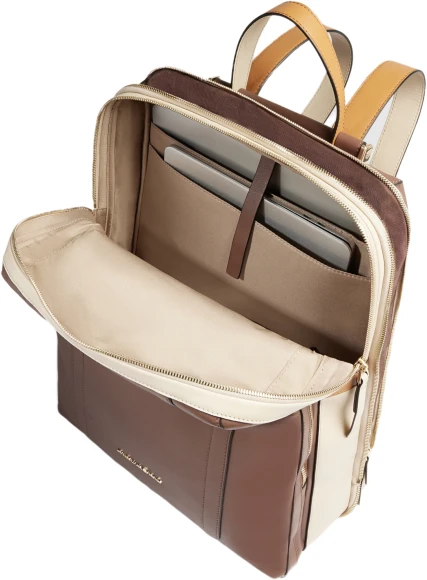 Рюкзак женский Piquadro Circle CA6216W92/MBE коричневый/бежевый кожа