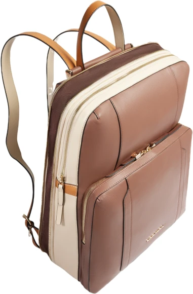 Рюкзак женский Piquadro Circle CA6216W92/MBE коричневый/бежевый кожа