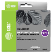 Картридж струйный Cactus CS-LC970BK черный (22.6мл) для Brother DCP-135C/150C/MFC-235C/260C с чипом Картридж струйный Cactus CS-LC970BK черный (22.6мл) для Brother DCP-135C/150C/MFC-235C/260C с чипом