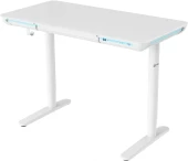 Стол для компьютера Cactus CS-EDXL-WWT столешница МДФ белый каркас белый 160x140x72см