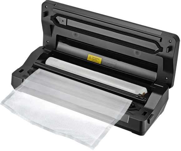 Вакуумный упаковщик Kitfort КТ-1517 130Вт серебристый/черный