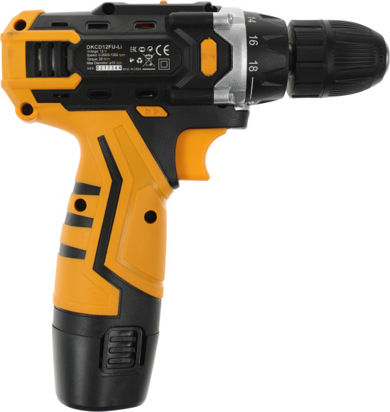 Дрель-шуруповерт Deko DKCD12FU-Li SET3 аккум. патрон:быстрозажимной (кейс в комплекте) (063-4173)