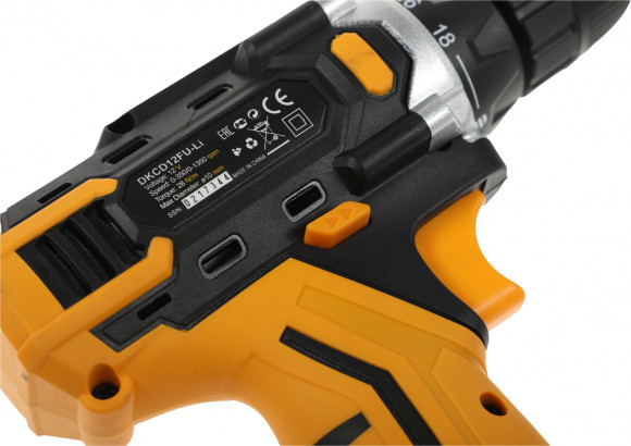 Дрель-шуруповерт Deko DKCD12FU-Li SET3 аккум. патрон:быстрозажимной (кейс в комплекте) (063-4173)